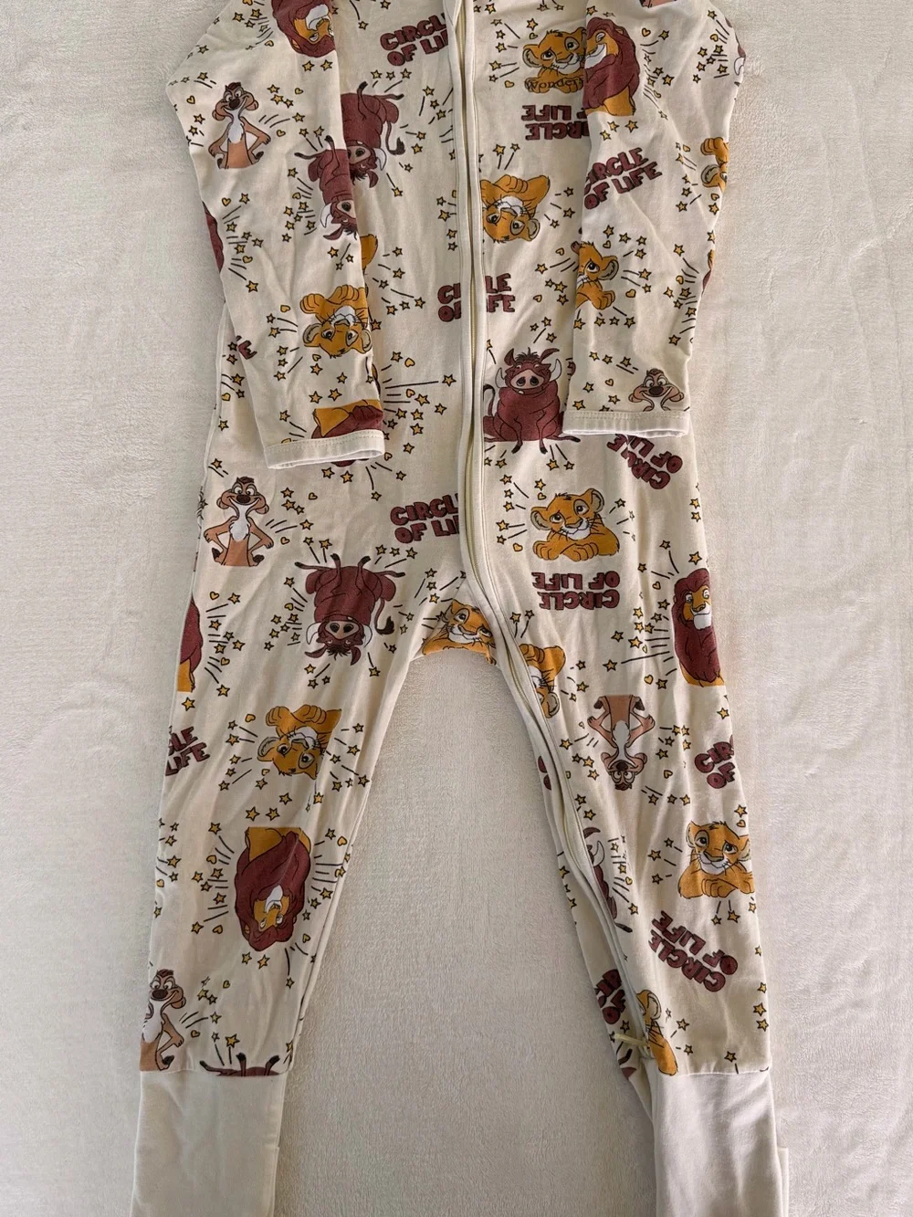 Bonds Disney's The Lion King Circle of Life Wondersuits in a beige color